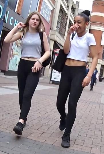 Uk Teens In Candid Leggings Sexy Candid Girls